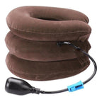 Neck Traction Collar | Three-Layer Stackable & Hand-Pump Inflation