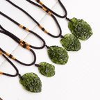 Necklace | Natural Moldavite Crystal & Adjustable Chain