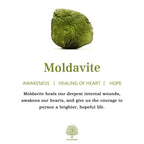 Necklace | Natural Moldavite Crystal & Adjustable Chain