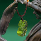 Necklace | Natural Moldavite Crystal & Adjustable Chain