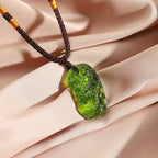Necklace | Natural Moldavite Crystal & Adjustable Chain