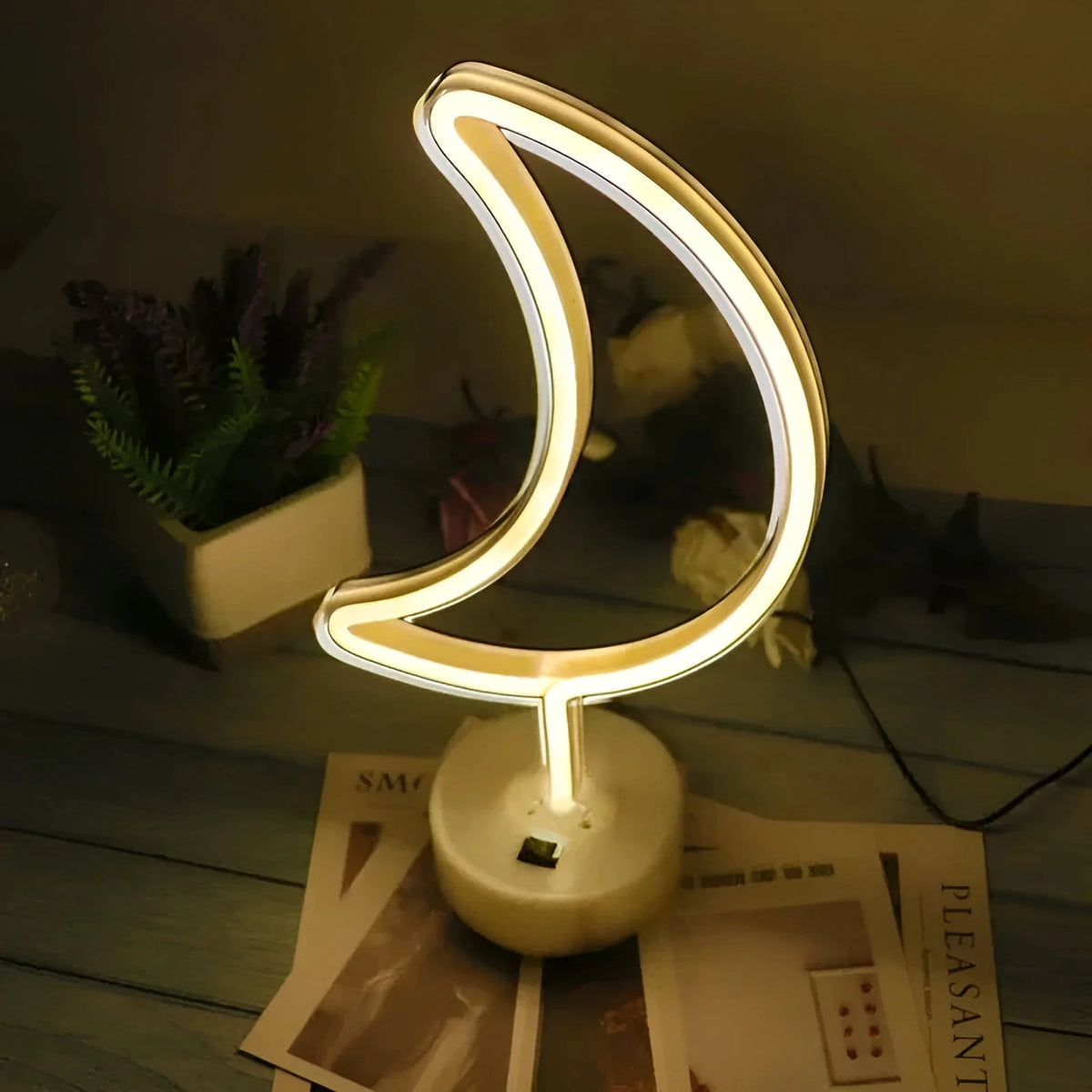 Neon Lamp | Vibrant Multi-Color & USB-Powered