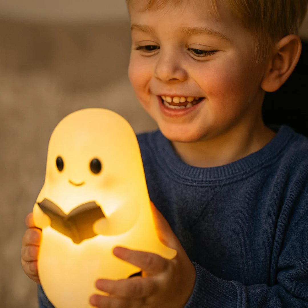 Night Light | Cute Ghost Design & Warm Soft Glow