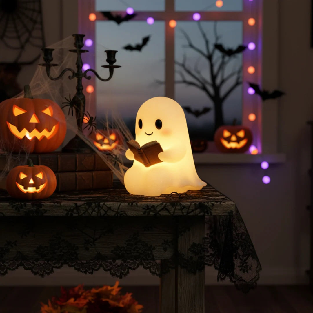 Night Light | Cute Ghost Design & Warm Soft Glow