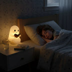 Night Light | Cute Ghost Design & Warm Soft Glow