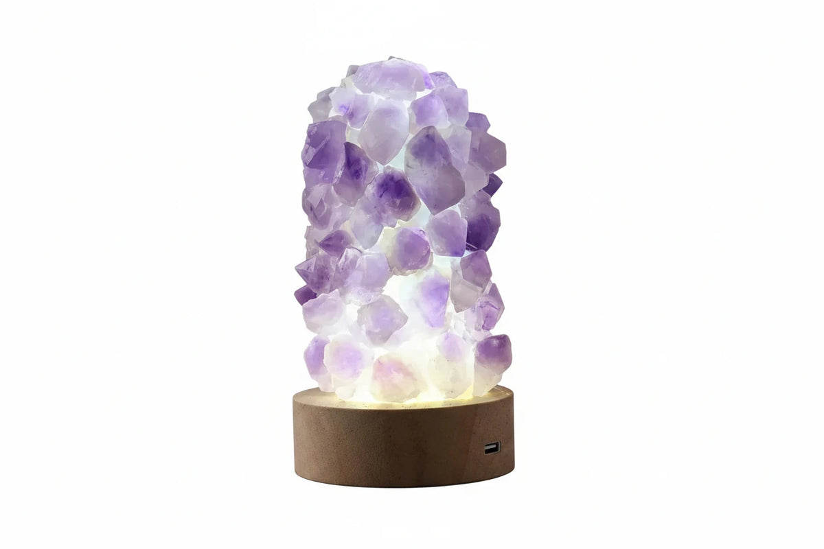 Night Light | Genuine Amethyst & USB Rechargeable