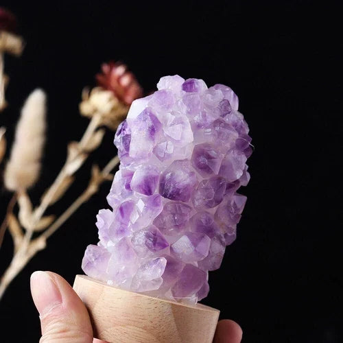Night Light | Genuine Amethyst & USB Rechargeable