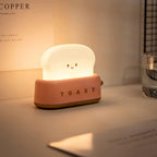 Night Light | Toaster-Shaped Warm 3000K LED & Adjustable Brightness