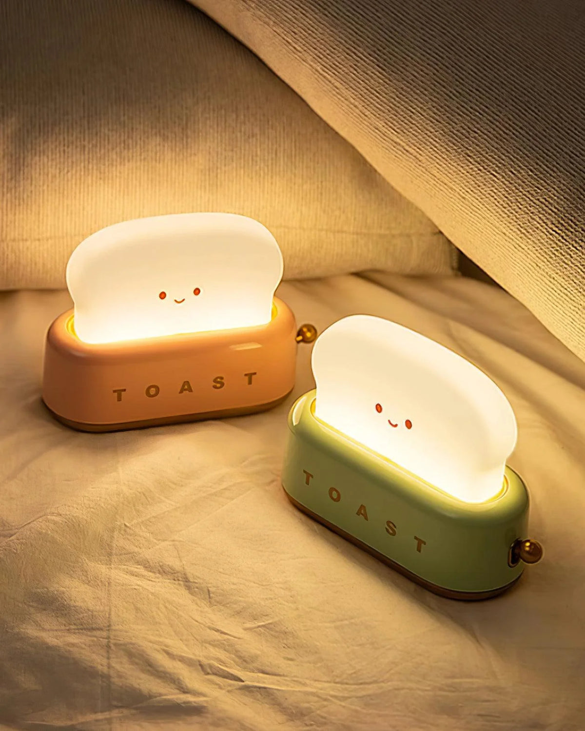 Night Light | Toaster-Shaped Warm 3000K LED & Adjustable Brightness