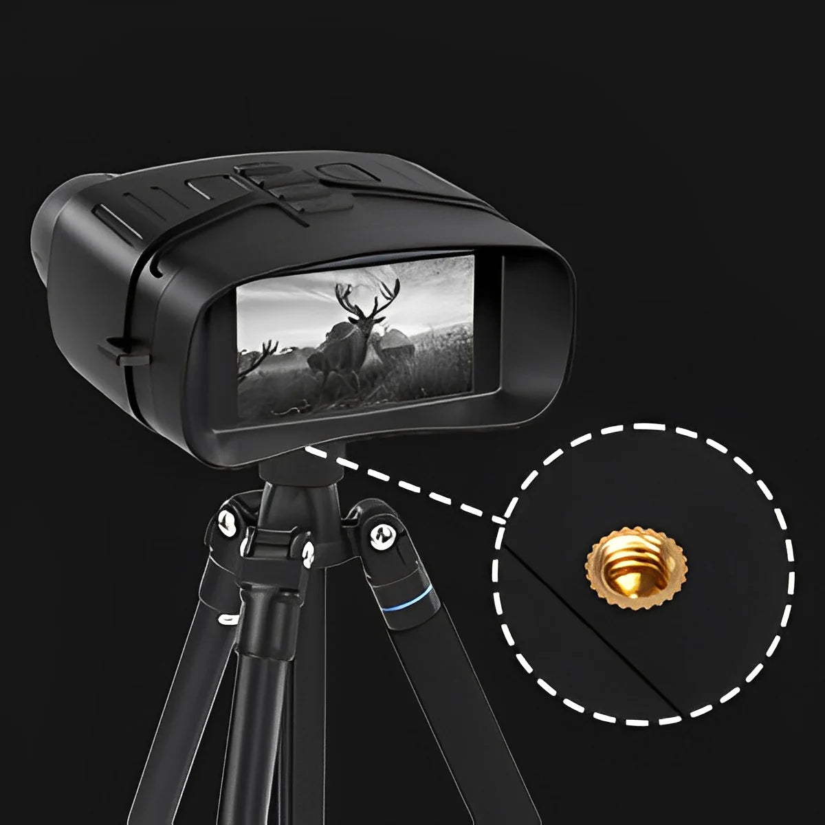 Night Vision Binoculars | 5x Magnification & 4K Recording