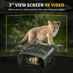Night Vision Binoculars | 5x Magnification & 4K Recording