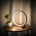 Nightstand Lamp | Dimmable LED Halo Ring