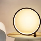 Nightstand Lamp | Dimmable LED Halo Ring