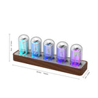 Nixie Clock | Walnut Finish & Wi‑Fi Time Sync