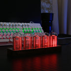 Nixie Clock | Walnut Finish & Wi‑Fi Time Sync