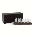 Nixie Clock | Walnut Finish & Wi‑Fi Time Sync