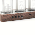 Nixie Clock | Walnut Finish & Wi‑Fi Time Sync