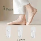 No-Show Socks | Thin & Breathable | Silicone Non-Slip Grip