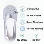 No-Show Socks | Thin & Breathable | Silicone Non-Slip Grip