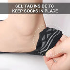 No-Show Socks | Thin & Breathable | Silicone Non-Slip Grip
