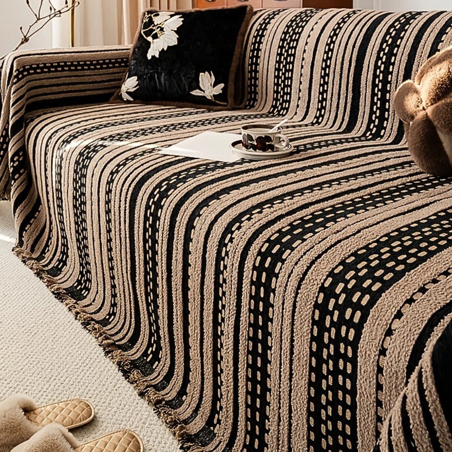 Non-Slip Sofa Cover Blanket