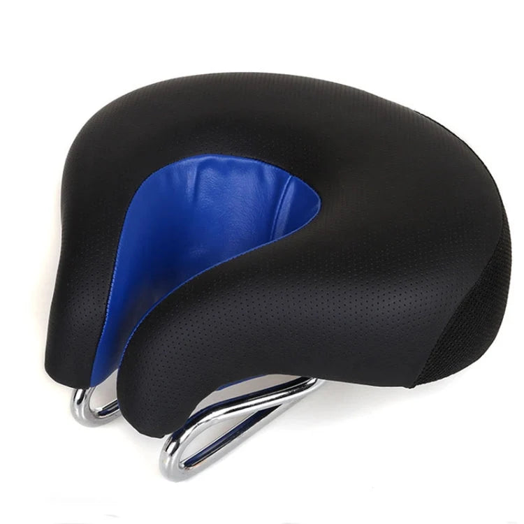 Noseless Bike Saddle | Shock-Absorbing & Pressure Relief | 20 x 18 cm