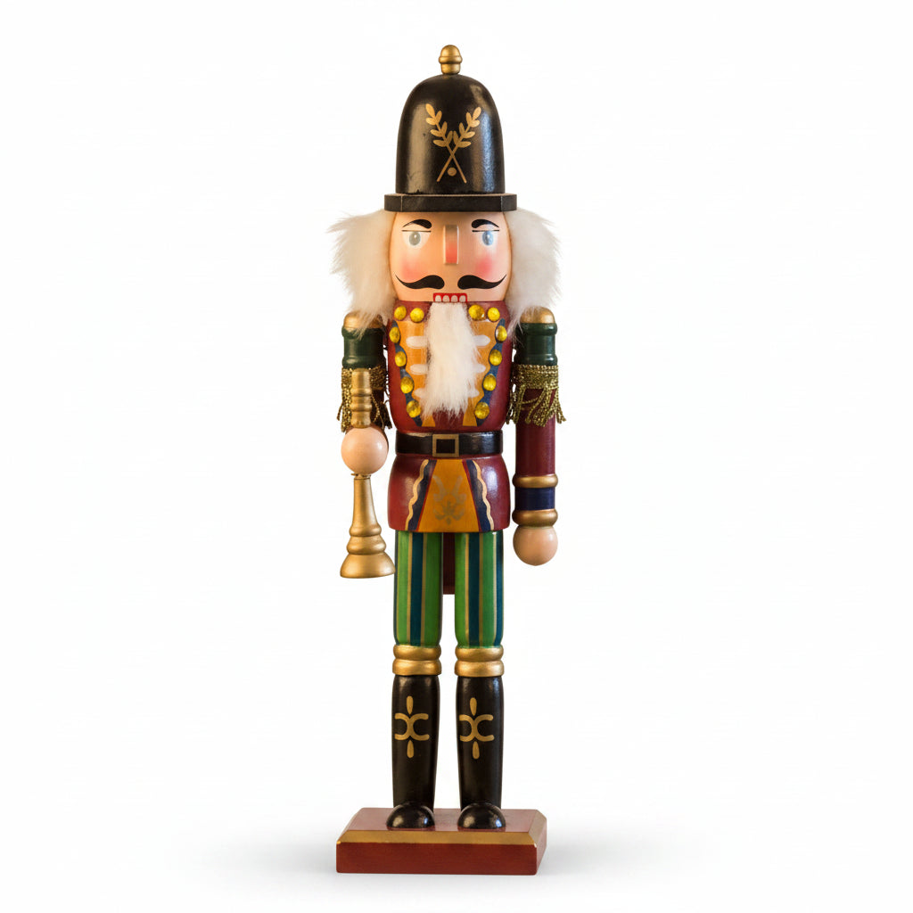 Nutcracker Soldier | Hand-Painted Traditional Tabletop Decoration
