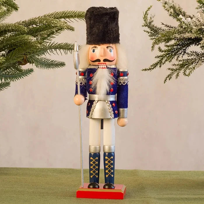 Nutcracker Soldier | Hand-Painted Traditional Tabletop Decoration