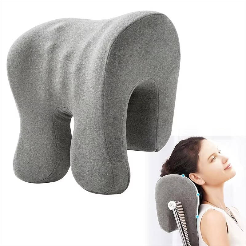 Office Chair Headrest Pillow | Ergonomic Memory Foam | 8 Massage Points
