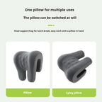 Office Chair Headrest Pillow | Ergonomic Memory Foam | 8 Massage Points