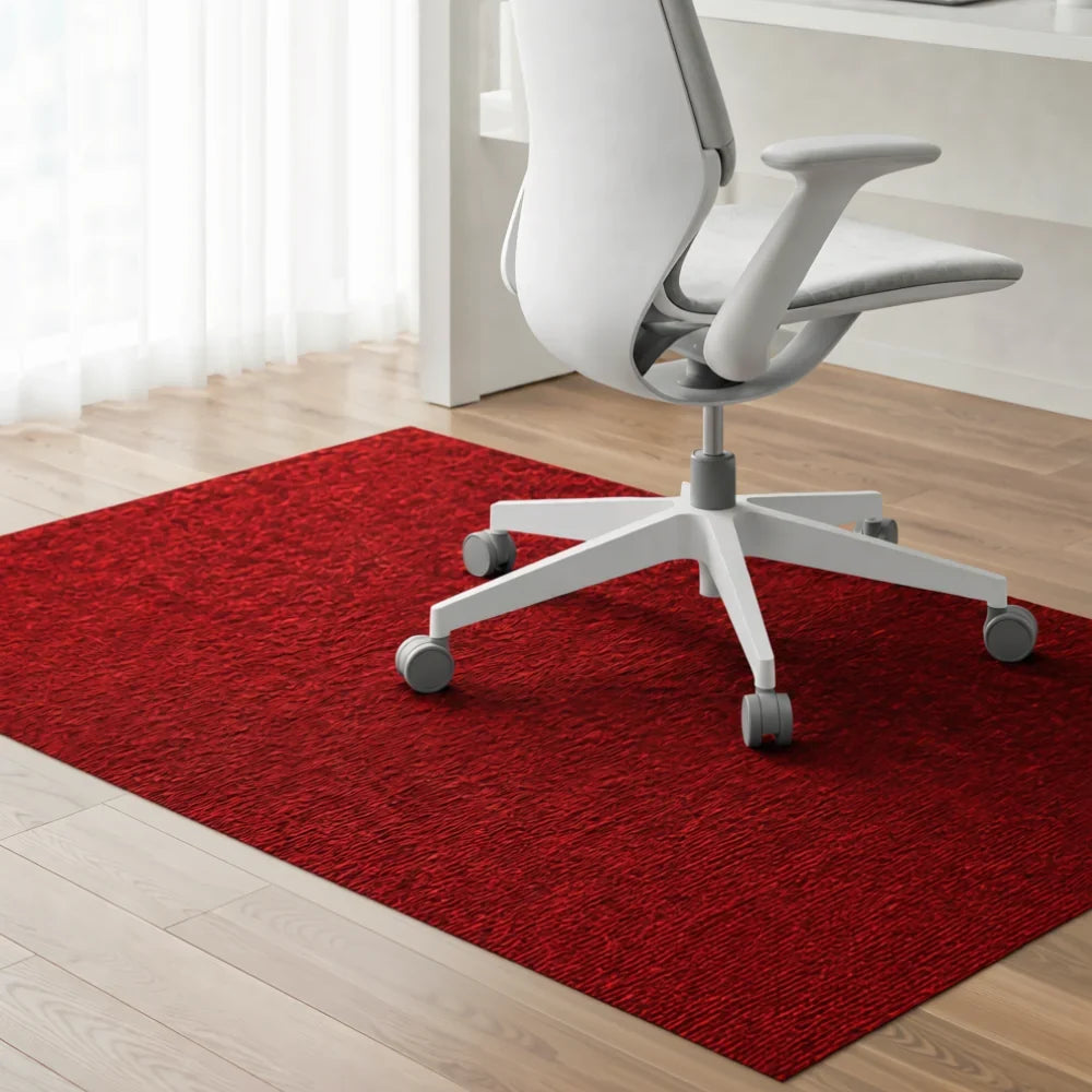 Office Chair Mat | Water-Repellent Polyester & Non-Slip Backing | 9 mm Thick