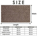 Office Chair Mat | Water-Repellent Polyester & Non-Slip Backing | 9 mm Thick