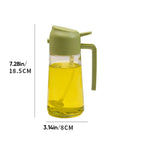 Oil Dispenser Bottle | Dual-Function Spray & Pour