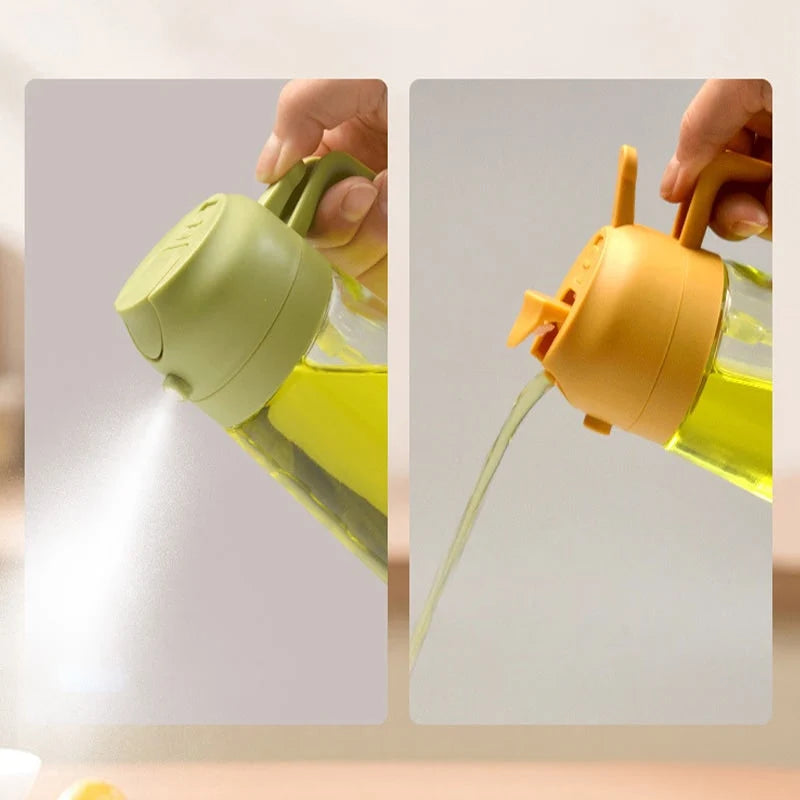 Oil Dispenser Bottle | Dual-Function Spray & Pour