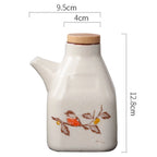 Oil & Sauce Dispenser | Hand-Painted Ceramic & Drip-Free Spout