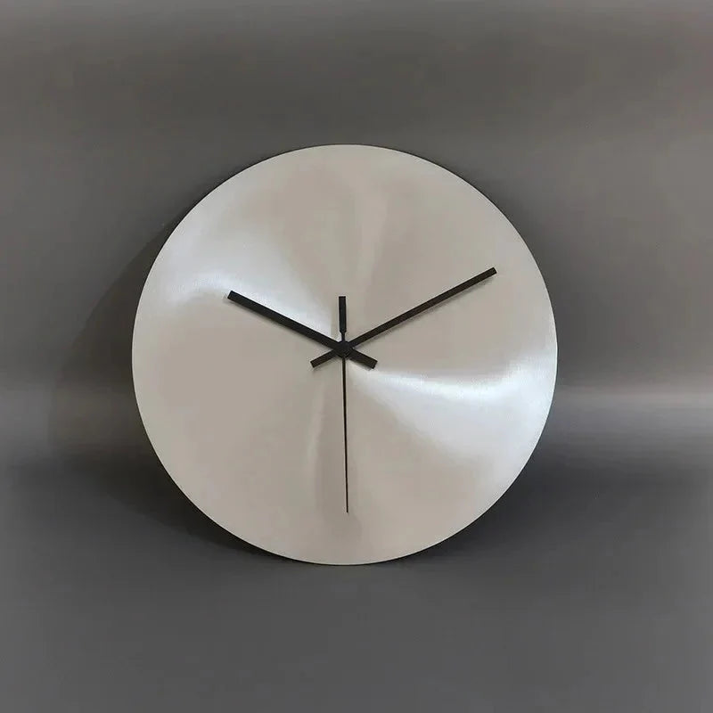 Olive Green Stainless Steel Wall Clock