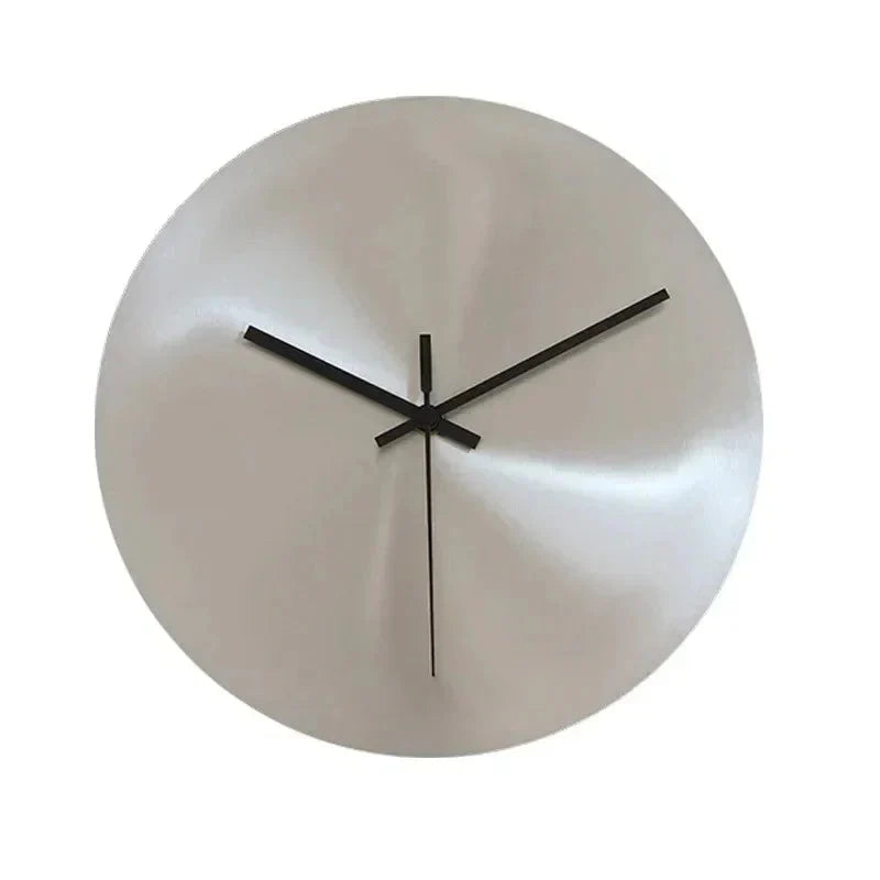 Olive Green Stainless Steel Wall Clock