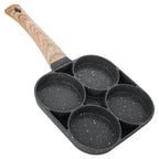 Omelette Pan | 4-Compartment Nonstick | Induction Compatible