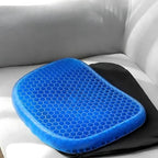 Orthopedic Gel Seat Cushion | Honeycomb Pressure-Relief & Tailbone Support | For Office, Car & Wheelchair
