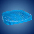 Orthopedic Gel Seat Cushion | Honeycomb Pressure-Relief & Tailbone Support | For Office, Car & Wheelchair