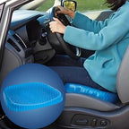 Orthopedic Gel Seat Cushion | Honeycomb Pressure-Relief & Tailbone Support | For Office, Car & Wheelchair