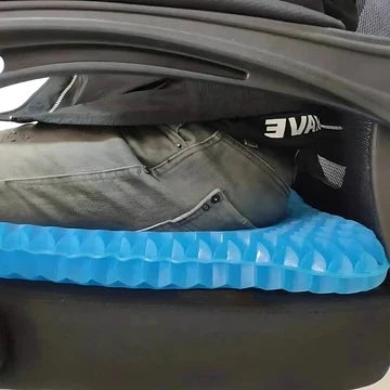 Orthopedic Gel Seat Cushion | Honeycomb Pressure-Relief & Tailbone Support | For Office, Car & Wheelchair