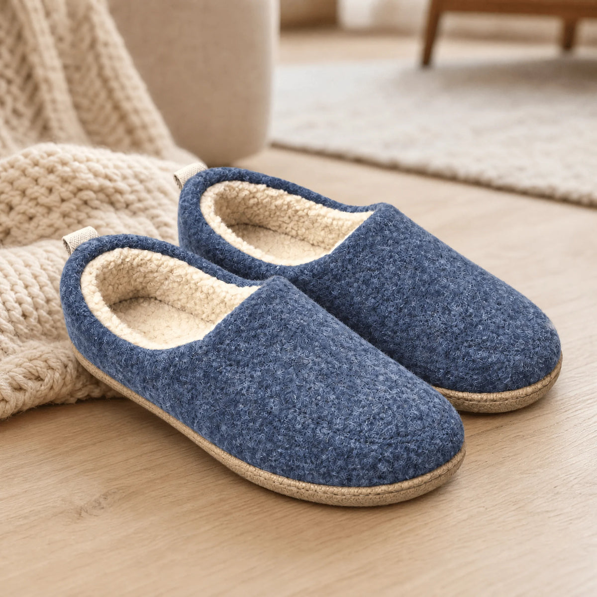 Orthopedic Slippers | Fleece-Lined & Supportive | Unisex Slip-On