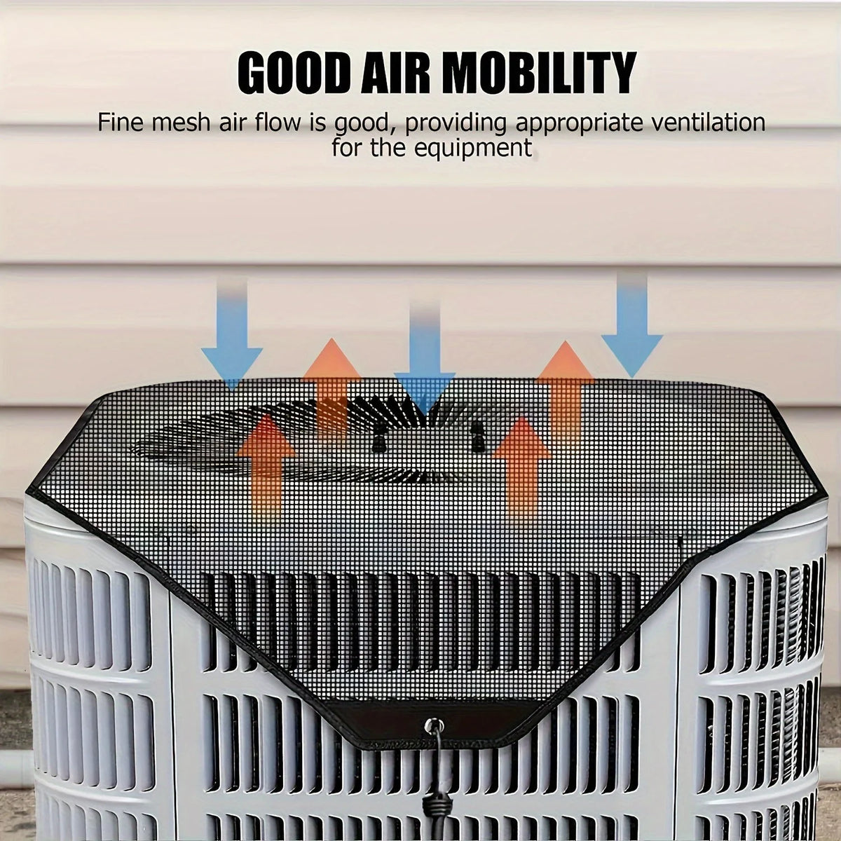 Outdoor Air Conditioner Cover | Waterproof & Windproof, Breathable Mesh