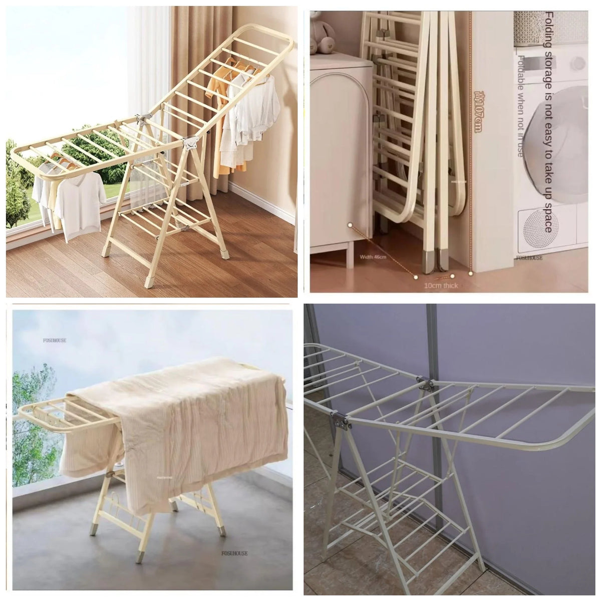 Outdoor Clothes Rack | Foldable & Space-Saving | 1.5 m