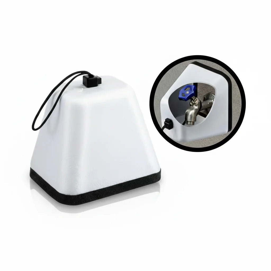 Outdoor Faucet Cover | Thick Insulated Foam & Secure Toggle Closure | Pack of 2