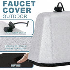 Outdoor Faucet Cover | Thick Insulated Foam & Secure Toggle Closure | Pack of 2