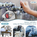 Outdoor Faucet Cover | Thick Insulated Foam & Secure Toggle Closure | Pack of 2