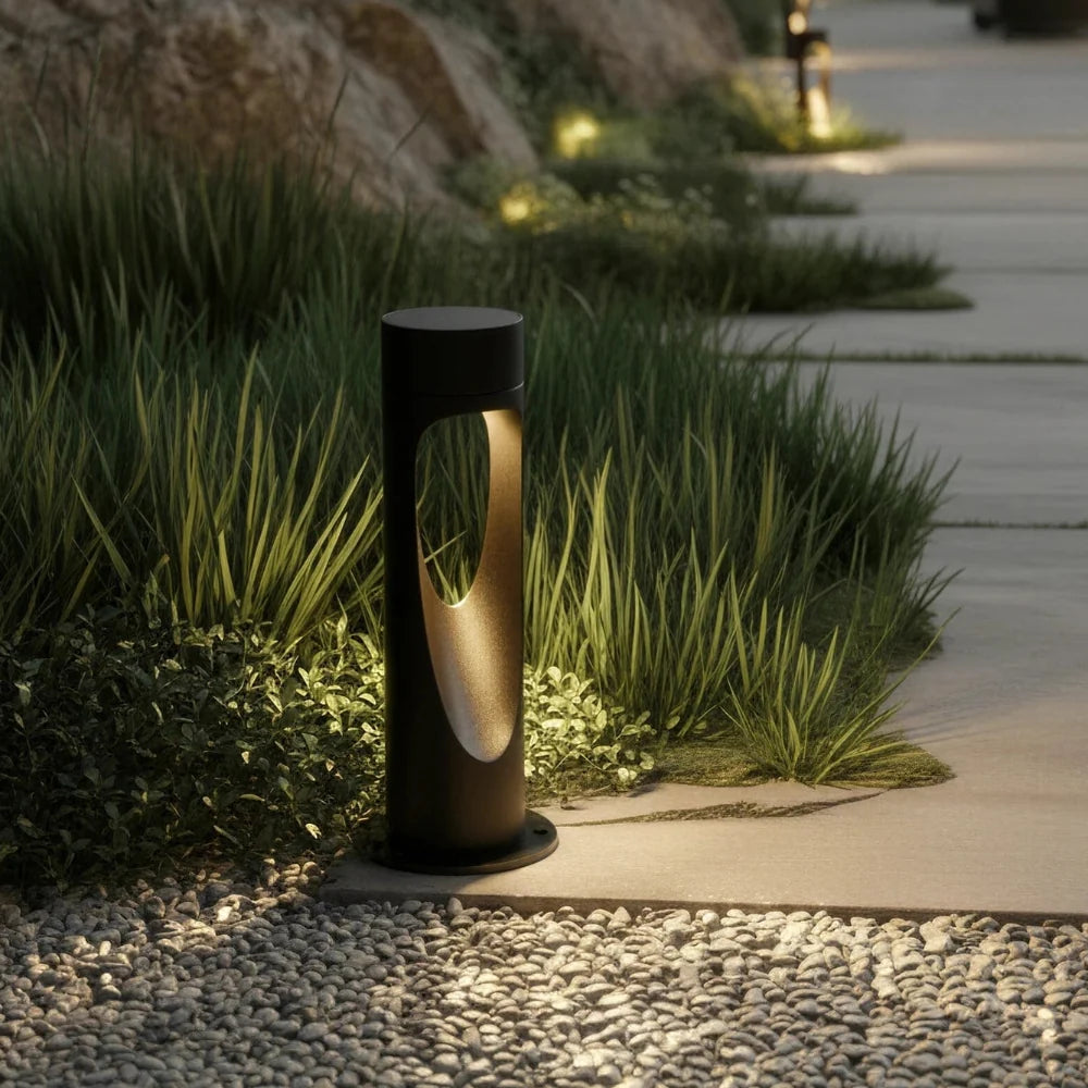 Outdoor Floor Lamp | Weather-Resistant LED | Freestanding Round Base