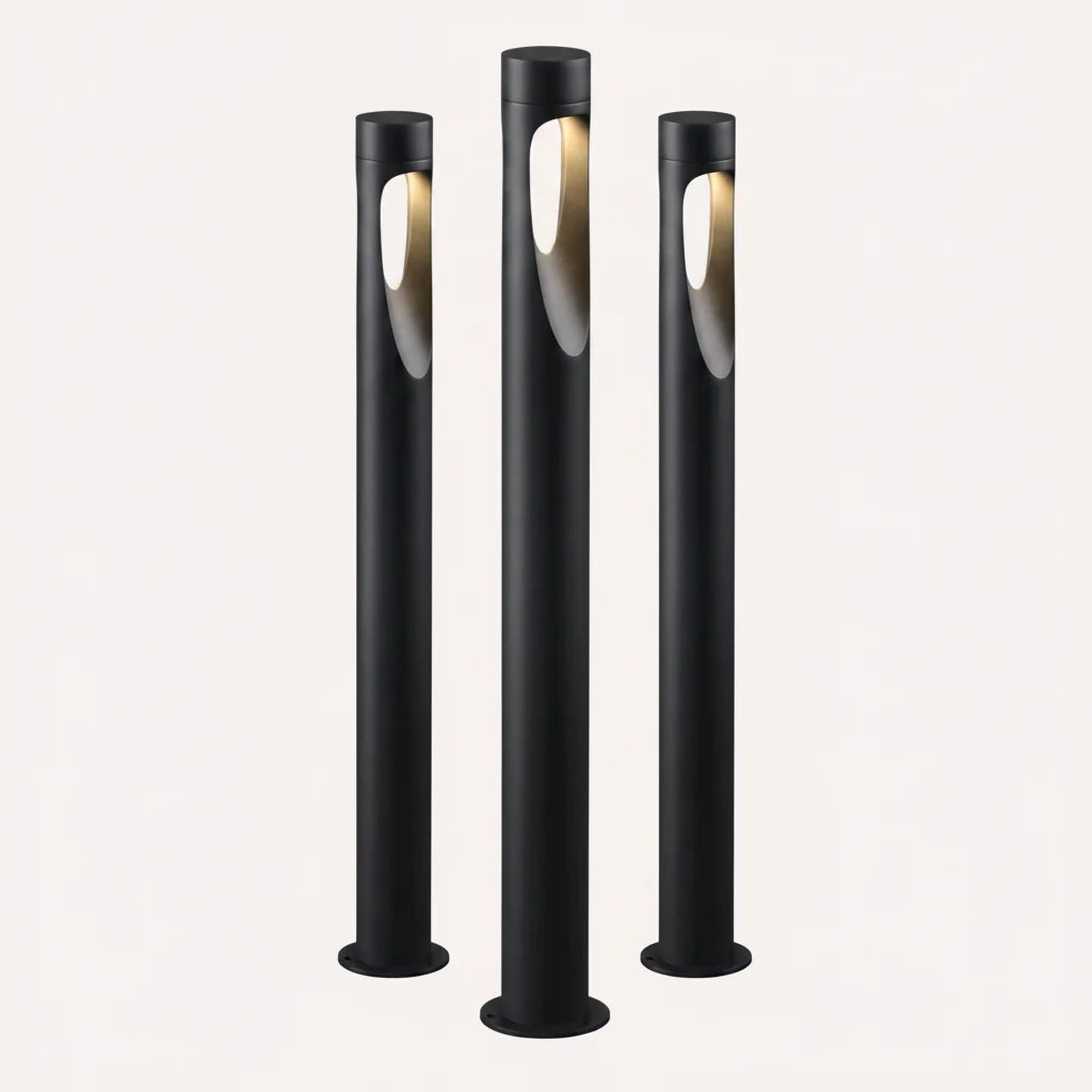Outdoor Floor Lamp | Weather-Resistant LED | Freestanding Round Base